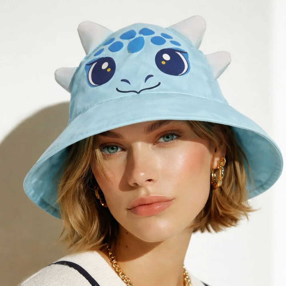 Official Universal Studios Jurassic World Dinosaur Bucket Sun Hat Adult OSFM